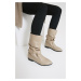 Trendyol Knee-High Boots - Beige - Flat