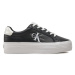 Calvin Klein Jeans Sneakersy Vulc Flatform Laceup Lth YW0YW01474 Čierna