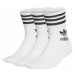 Ponožky ADIDAS ORIGINALS 3 PACK-MID CUT CRW SCK-WHITE BLACK