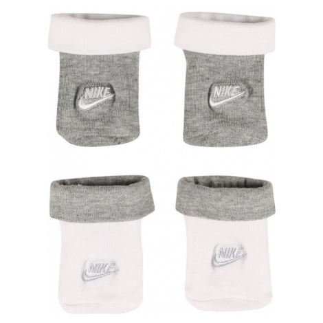 Nike Sportswear Ponožky 'FUTURA'  sivá melírovaná / biela