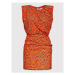 Patrizia Pepe Každodenné šaty 8A0931/A033-FC57 Oranžová Regular Fit