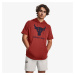 Under Armour Project Rock Terry Short Sleeve Hoodie Red