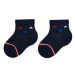 Tommy Hilfiger Súprava 3 párov vysokých detských ponožiek 701224997 Tmavomodrá