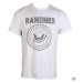 Tričko metal AMPLIFIED Ramones LOGO Čierna biela