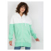 Women's long hoodie - turquoise