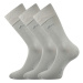 Lonka Desilve Unisex ponožky s voľným lemom - 3 páry BM000000566900101832 svetlo šedá