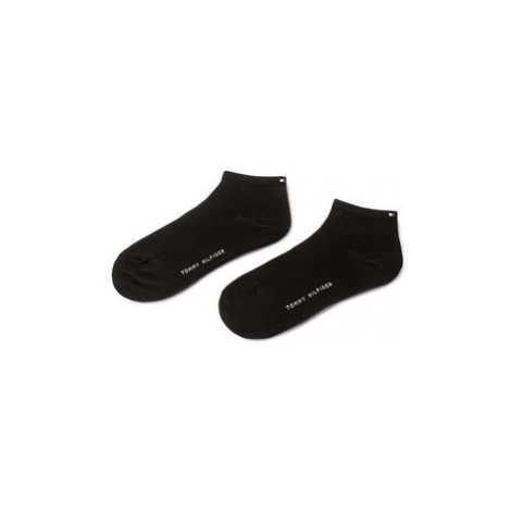 Tommy Hilfiger Súprava 2 párov kotníkových ponožiek dámskych Dobotex BV 373001001 Čierna