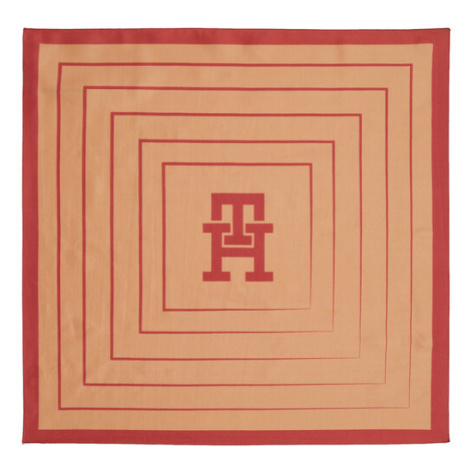 Tommy Hilfiger Šál/Šatka Monogram All Over Silk & Box AW0AW15807 Červená