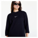 Nike Sportswear Phoenix Fleece 3/4-Sleeve Dress black / red
