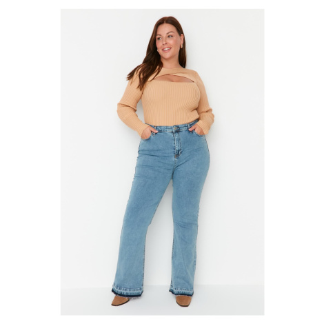 Dámske džínsy bootcut Trendyol