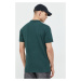 Bavlnené tričko Abercrombie & Fitch zelená farba, s potlačou