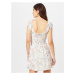 Abercrombie & Fitch Letné šaty  svetlomodrá / olivová / ružová / biela