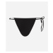 Plavky Karl Lagerfeld Karl Dna Glam String Bottoms Black