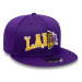 šiltovka New Era 9Fifty Half Stitch LA Lakers Purple Snapback Cap Snapback Cap