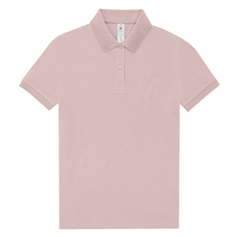 B&amp;C Dámske polo tričko PW463 Blush Pink B&C