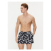Calvin Klein Swimwear Plavecké šortky KM0KM00968 Čierna Regular Fit