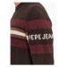 Pepe Jeans Sveter Scott PM702370 Hnedá Regular Fit