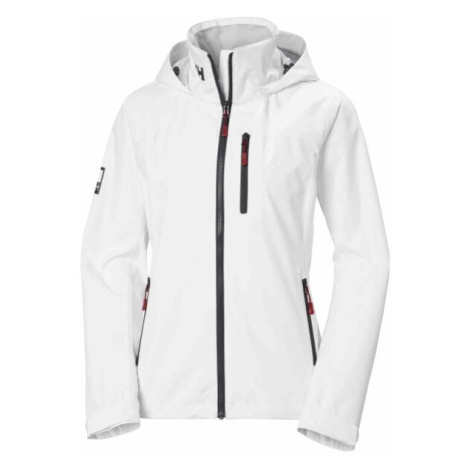 Helly Hansen CREW HOODED JACKET 2.0 W Dámska jachtárska bunda, biela, veľkosť