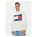 Tommy Jeans Mikina Big Flag DM0DM19222 Biela Relaxed Fit