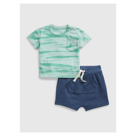 Farebný detský set tričko a šortky GAP