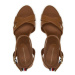 Tommy Hilfiger Sandále Im Raffia Sandal FW0FW08224 Hnedá