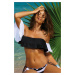 Swim Top Grace Nero-Bianco M-488 Black and White