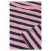 TRIČKO GANT SLIM STRIPED 1X1 RIBBED LS T-SHIRT DUSTY PINK