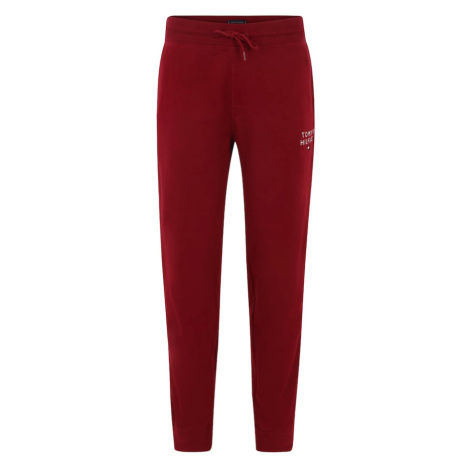 Tommy Hilfiger Underwear Pyžamové nohavice  červená / biela