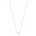 Esprit Elegantný pozlátený náhrdelník so zirkónmi ESNL01561242