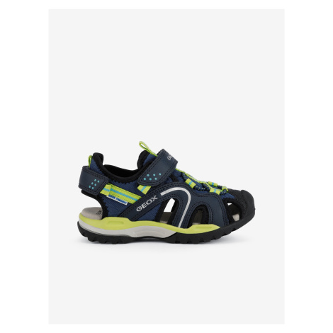 Green and blue boys sandals Geox Borealis - Boys