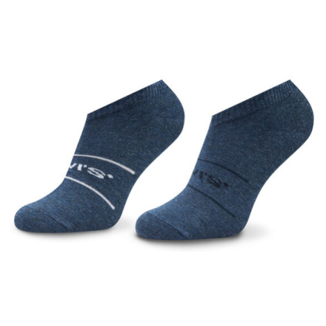 Levi's® Súprava 2 párov kotníkových ponožiek unisex 701203953 Modrá Levi´s