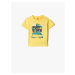 Koton Surf-themed Printed Short Sleeved T-Shirt, Crew Neck