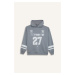 DEFACTO Cool Oversize Wide Pattern Hooded Printed Thick Sweatshirt