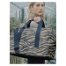 Modro-hnedá dámska cestovná taška so zvieracím vzorom Reisenthel Allrounder L Sumatra