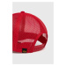 Bavlnená čiapka Alpha Industries 186902.328-SpeedRed, červená farba, s potlačou
