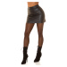 Sexy Must Have Basic faux leather mini skirt black