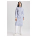 DEFACTO Relax Fit Poplin Long Sleeve Tunic