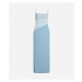 Šaty Karl Lagerfeld Karl Charm Satin Dress Cashmere Blue