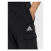 Adidas Teplákové nohavice Essentials Fleece Regular Tapered Cargo Joggers HL2226 Čierna Regular 
