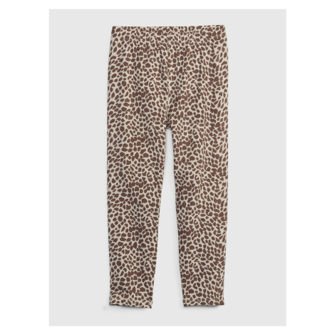 GAP Kids organic capri leggings leopard - Girls
