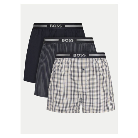 Boss Súprava 3 kusov boxeriek 50480034 Tmavomodrá Hugo Boss