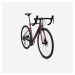 Dámsky cestný bicykel EDR CF Shimano 105 12 rýchlostí bordový