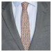 Lososová kravata so vzorom
