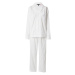 Lauren Ralph Lauren Pyžamo  šedobiela / prírodná biela
