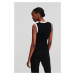 Sveter Karl Lagerfeld Knit Tank Top Black