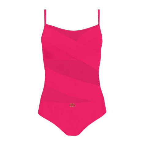 Dámske jednodielne plavky FASHION 11 ružové - Self