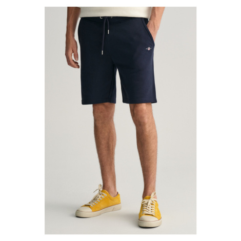 TEPLÁKOVÉ ŠORTKY GANT REG SHIELD SWEAT SHORTS EVENING BLUE