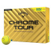 Callaway Chrome Tour Yellow Triple Track Golfové lopty