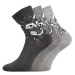 Boma Xantipa 49 Dámske vzorované ponožky - 3 páry BM000000627700101829 mix