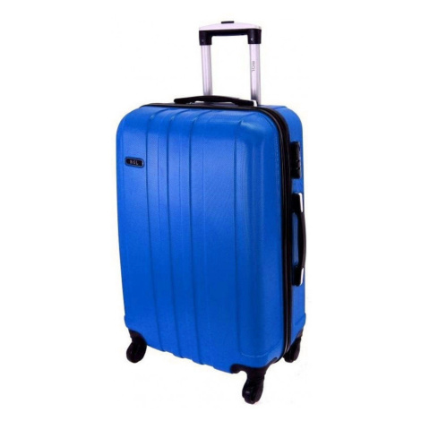 Modrý polykarbonátový kufor na kolieskach "Stronger" - M, L, XL